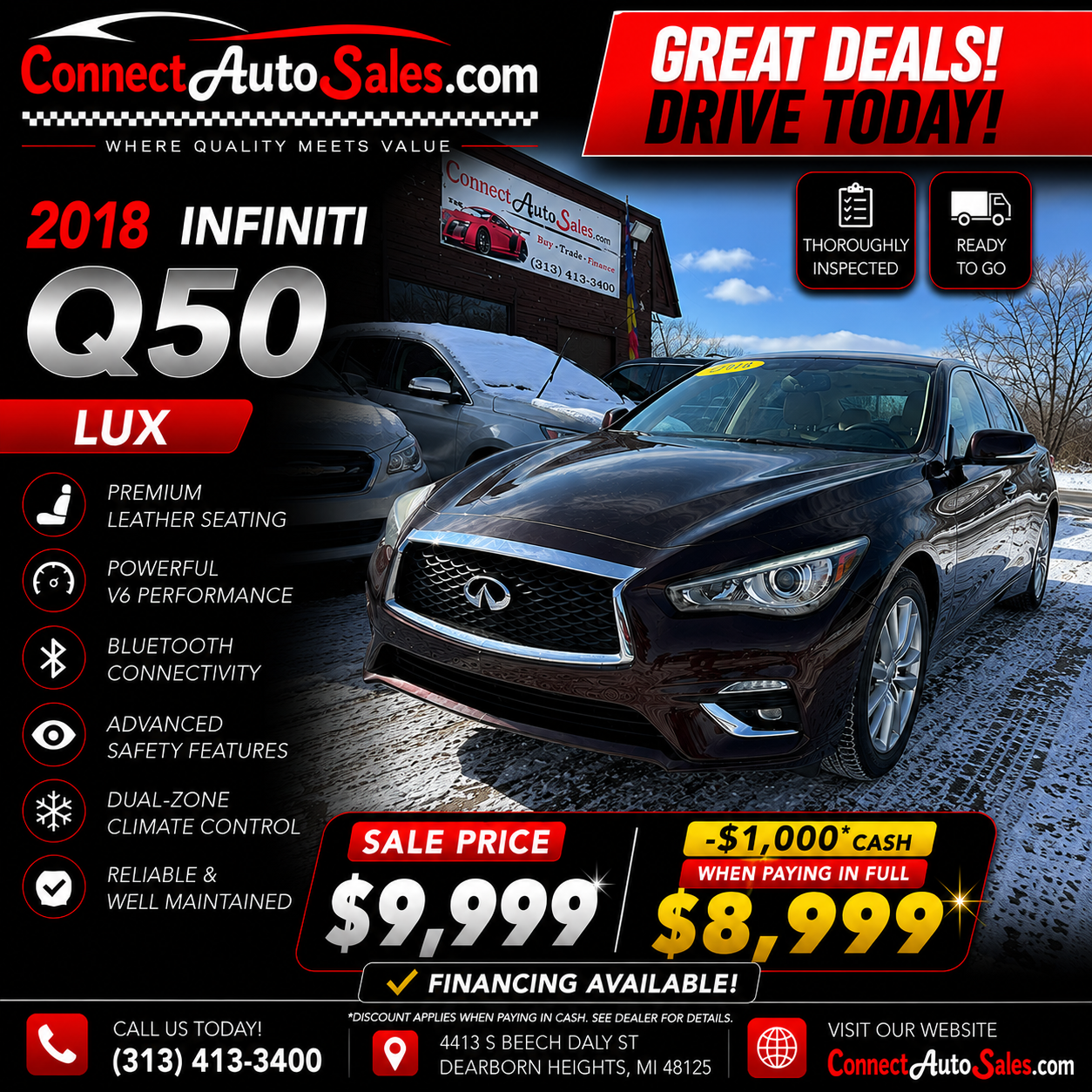 2018 INFINITI Q50 LUX
