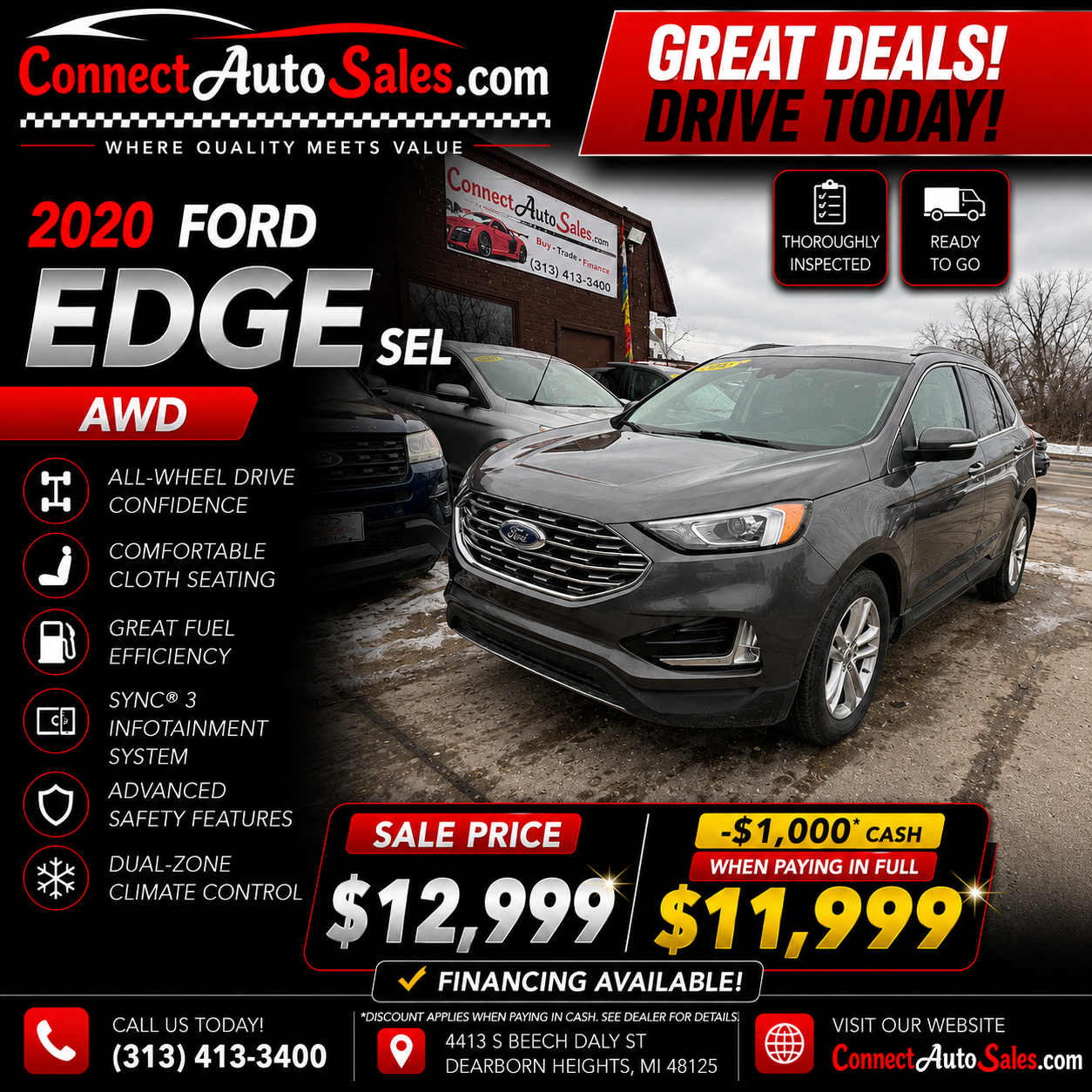2020 FORD EDGE SEL