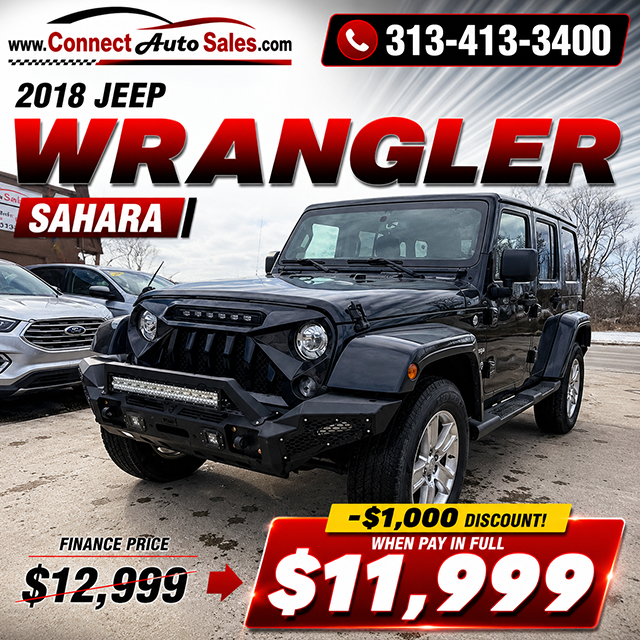 2018 Jeep WRANGLER UNLIMITED SAHARA